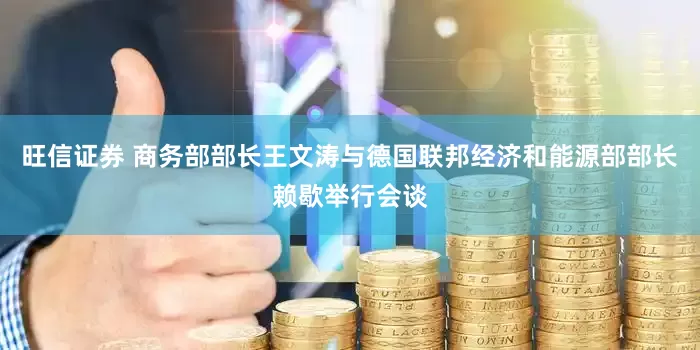 旺信证券 商务部部长王文涛与德国联邦经济和能源部部长赖歇举行会谈